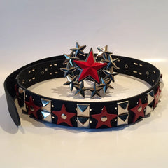 80's Glam - Michael Monroe Red Star Belt