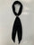 80's Metal Black Velvet 'Sinner' Rock   'N' Roll Scarf