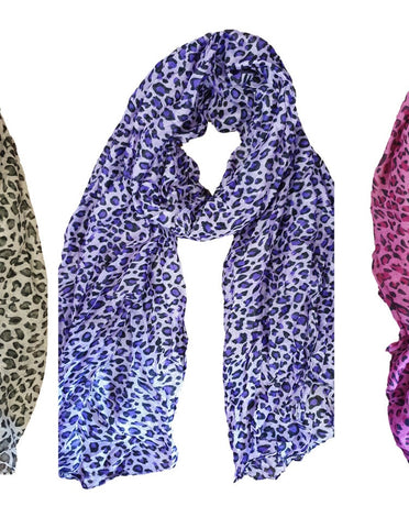 80's Glam Cheetah Rock Scarfs