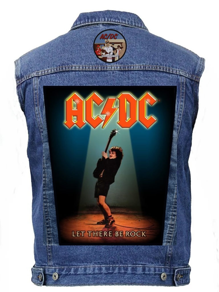80's Metal AC/DC Let There Be Rock Battlejacket - Custom Made | 80's Metal