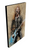 80's Metal canvas print featuring a colorful artistic portrayal of Dave Grohl in full flight, styled in a classic 80's heavy metal aesthetic.