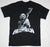 An 80's metal black t shirt with a Helloween Walls Of Jericho design on the front