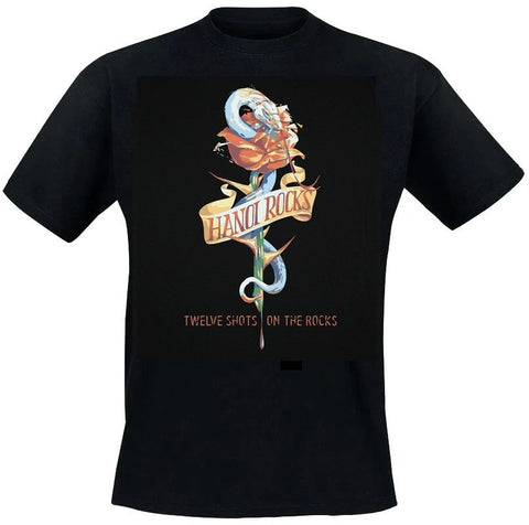 Hanoi Rocks - Twelve Shots On The Rocks T Shirt