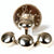 80's Metal Dome Studs