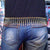7.62 Copper Tipped Brass Bullet & Black Link Belt