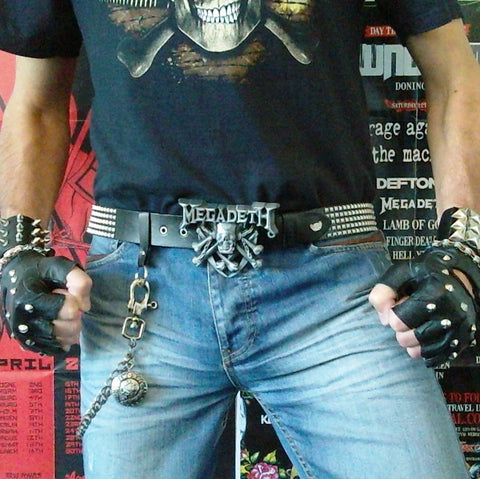 80's Metal - Megadeth Killing Is My Business Belt