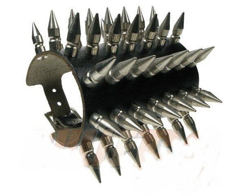 80's Metal - 7 Row Medium Spike Arm Gauntlet