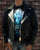 A metalworks leather jacket featuring Judas Priest 'Sad Wings Of Destiny' on the back, with epaulets, multiple pockets, adjustable belt and high quality zips.  