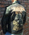 A metalworks leather jacket featuring Judas Priest 'Sad Wings Of Destiny' on the back, with epaulets, multiple pockets, adjustable belt and high quality zips.  