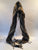 80's Glam 'Shemagh' Black & Gold Scarf