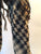 80's Glam 'Shemagh' Black & Gold Scarf