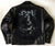 A metalworks leather jacket featuring Ozzy Osbourne 'Ordinary Man' on the back, with epaulets, multiple pockets, adjustable belt and high quality zips.  