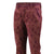 80's Glam Maroon Velvet Trousers