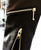 An 80's Metal Bullet black leather jacket in a classic design with a red quilted lining, large collar, silver metal zips and buckles.